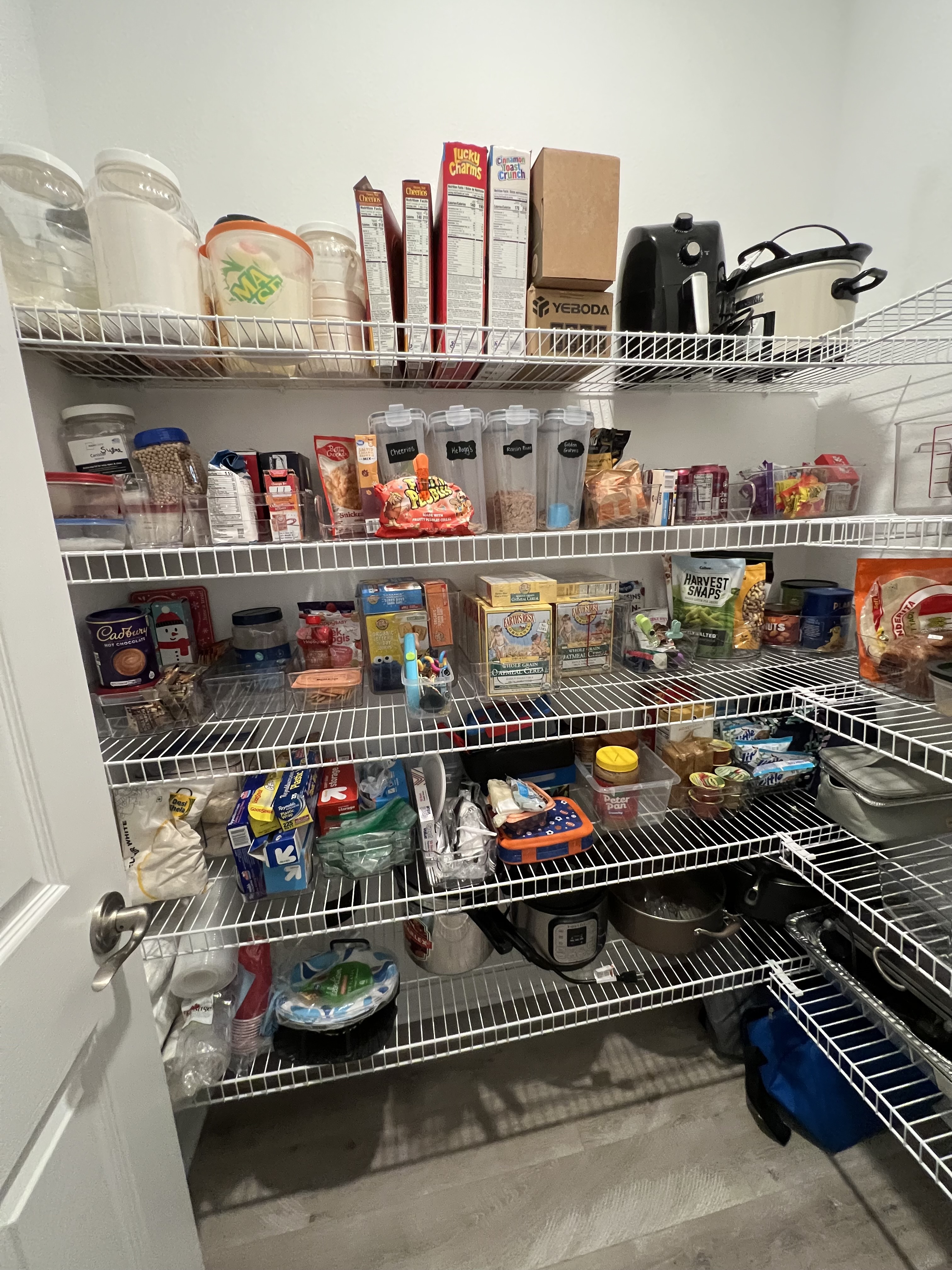 Organized pantry